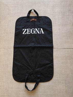 Ermenegildo Zegna Black Garment Bag Suit Travel Carrier Medium